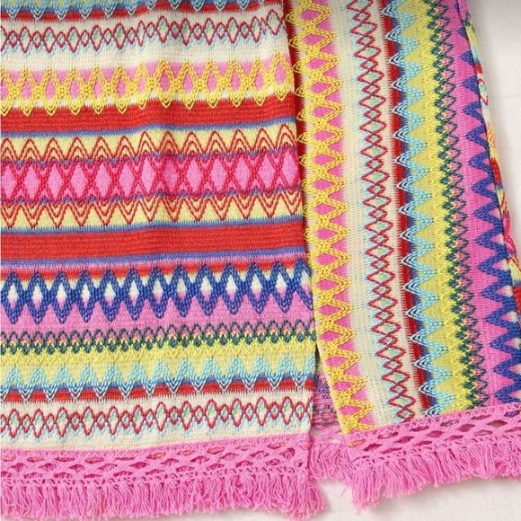 Colorful Geometric Pattern Skirt - Picture 4 of 4